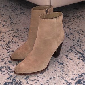 Sam Edelman Pointed Suede Ankle Boots